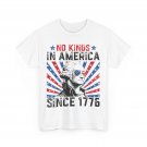 No Kings In America Since 1776 American Flag Women Men Vintage Shirt