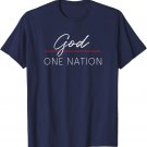 One Nation Under God, American Christian Patriotic USA T-Shirt