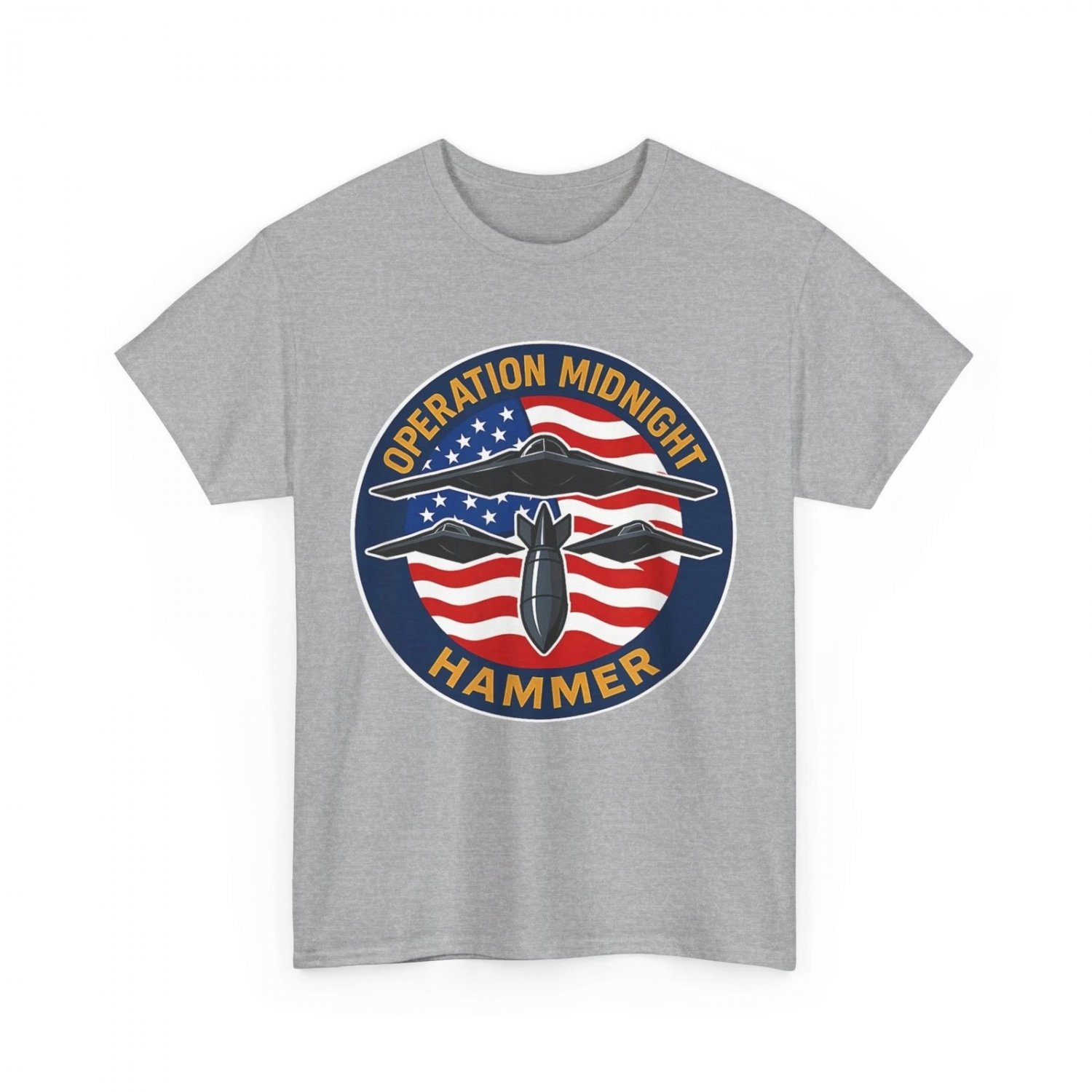 Operation Midnight Hammer - USA Flag Midnight Hammer T-Shirt
