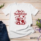 Pandas Are Adorable A Cute Valentine's Day Design Funny T-Shirt Unisex T-shirt