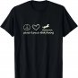 Peace Love Dog Dock Diving Dog Jumping Swimming T-Shirt