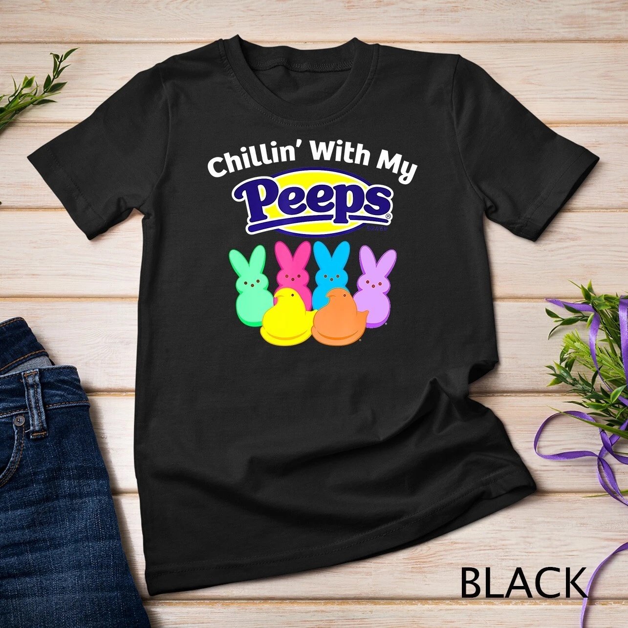 Peeps Easter Chillin' With My Peeps T-Shirt Unisex T-shirt