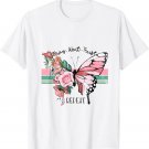 Pray Wait Trust Repeat Christian Faith Jesus God Butterfly T-Shirt