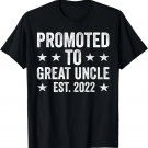 Promoted To Great Uncle Men Apparel, Pregnancy Announcement T-Shirt