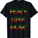 Rastafari Roots Love Peace Music Rasta Reggae Reggae Pride T-Shirt