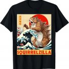 Squirrel Japanese Art Funny Squirrel Gifts For Men Women Kid T-Shirt