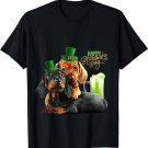 St Patrick's Day Irish Saint Patrick Shamrock Dachshund Love T-Shirt
