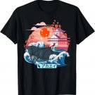 Stingray Japanese Great Wave Kanagawa Japan Vintage Art T-Shirt