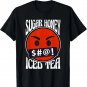 Sugar Honey Iced Tea - Angry Face - Adult Humor Graphic Dark T-Shirt