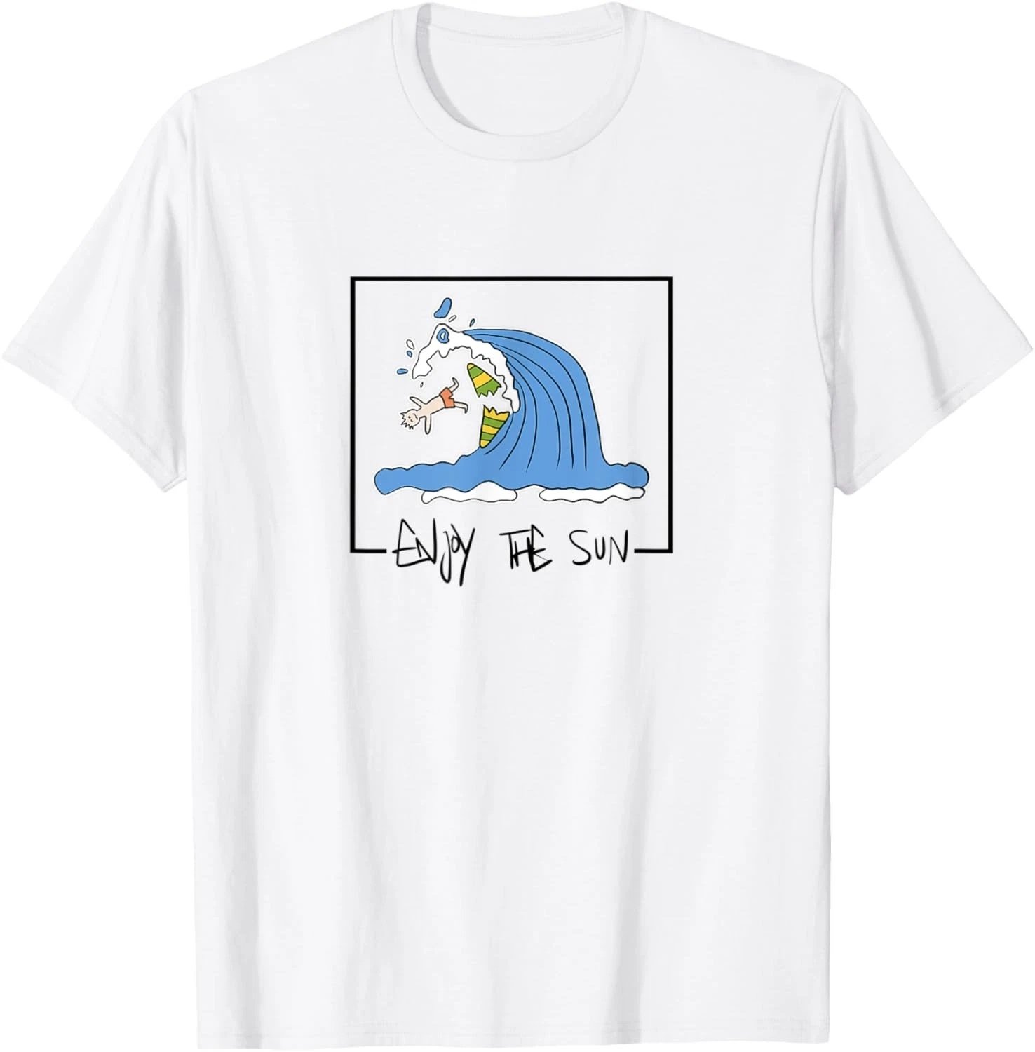 Surfing Wipe Out Saying Wave Ocean Sea Doodle Funny T-Shirt