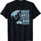 The Great Lakes Shark Free Unsalted Michigan Gift T-Shirt