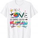 Tie Dye I Love Being Called Mamaw Funny Mothers Day 2023 T-Shirt