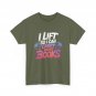 Reader Workout Shirt, Lift So I Can Carry More Books Reading Lovers T-Shirt