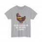 Reading Books Easily Distracted By Chickens And Books Bookish Funny Shirt