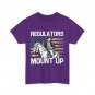 Regulators Mount Up 4th of July American Flag Independence Day Vintage Shirt