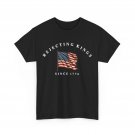 Rejecting Kings Since 1776 Shirt, Patriotic USA Flag 4th of July T-Shirt