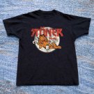 Gildan Men's Black and Blue T-shirt