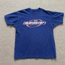 Gildan Men's Blue and Navy T-shirt-2