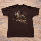 Gildan Men's Brown and Black T-shirt-21 Gildan Men's Brown and Black T-shirt-21
