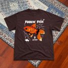Gildan Women's Brown and Grey T-shirt-17