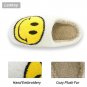 Smiley Face Slippers for Women Men, Anti-Slip Soft Plush Comfy Indoor Slippers