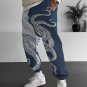 Men's Japanese Art Octopus Graphic Printed Casual Sweatpants