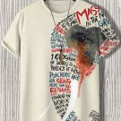 Men's Environmental Awareness For The Senseless Killing Of Elephants Print T-Shirt