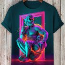 Men's Three-dimensional Sculpture Hip-hop Illustration Print Casual T-Shirt
