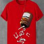 Men's Music Is Healing Print Cotton Casual T-Shirt