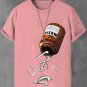 Men's Music Is Healing Print Cotton Casual T-Shirt