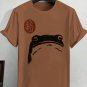Men's Cute Frog Japanese Art Print Cotton Casual T-Shirt