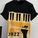 Men's Retro Colors Jazz Music Art Print T-Shirt
