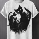 Men's Devil Clown Terror Cats Skulls Art Print Casual T-Shirt