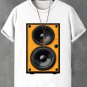 Men's Retro Stereo Nostalgic Music Art Print Cotton Casual T-Shirt