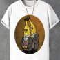Men's Introverted Bananas Print Cotton Casual T-Shirt