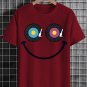 Men's Music Makes Me Laugh Album Art Print Cotton Casual T-Shirt