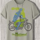 Men's The National Barclays Center Racing Mermaid Graphic Print Cotton Casual T-Shirt