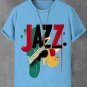 Men's Jazz Music Art Print Cotton Casual T-Shirt