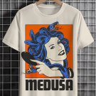 Men's Medusa Illustration Art Print Cotton Casual T-Shirt