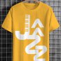 Men's Jazz Musical Keyboard Print Cotton Casual T-Shirt