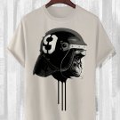 Men's Street Gorilla Motorcycle Helmet Art Print Cotton Casual T-Shirt