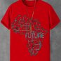Men's Protecting African Future Map Art Print Cotton Casual T-Shirt