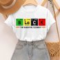 Women's Black The Essential Element Print Cotton Casual T-Shirt