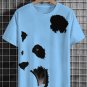 Men's Panda Graphic Print Cotton Casual T-Shirt