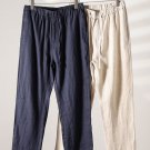 Men's Loose Straight Leg Linen Blend Casual Pants
