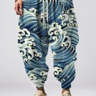 Men's Waves In The Sunshine Art Print Loose Drawstring Waist Sweatpants
