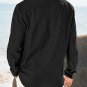 Men's Casual Chest Pockets Single Breasted Long Sleeve Shirt