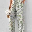 Women's Plants Herbs Flowers Art Print Casual Pants