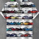 Men's Retro Nostalgic Car Collection Art Print Shirt