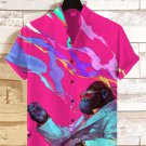 Men's Monkey Smoking Art Print Casual Shirt